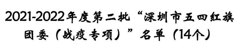 祝贺！团市委授予一批优秀团组织“战疫专项”荣誉称号(图2)